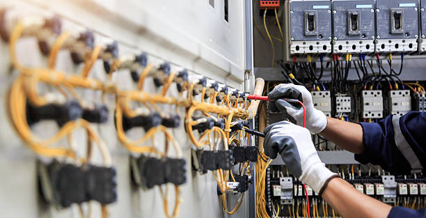 Professional Electrician technician working in Poth, TX